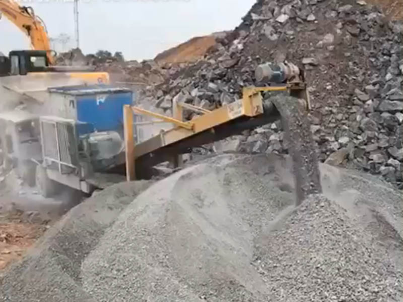 移动式建筑垃圾破碎站 移动式建筑垃圾破碎站